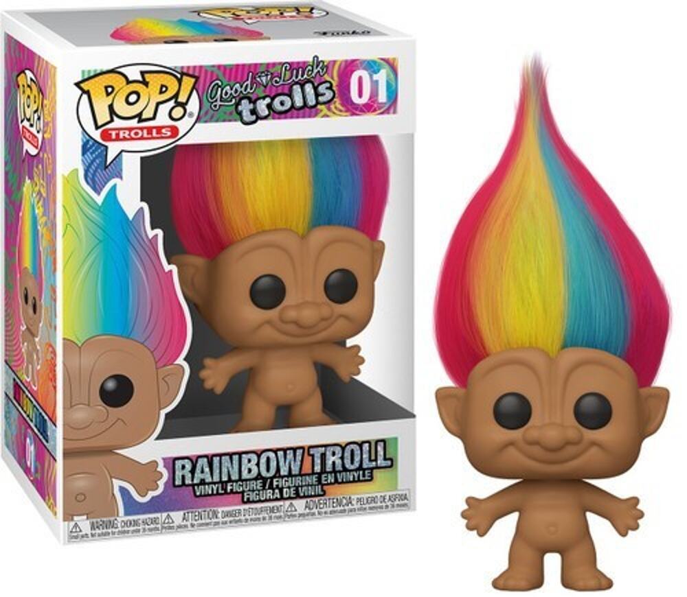 Funko Pop! Vinyl: Trolls - RAINBOW TROLL #01 NEW w/Case!